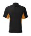 Polo à manches courtes homme noir/orange/blanc GAMEGEAR-1