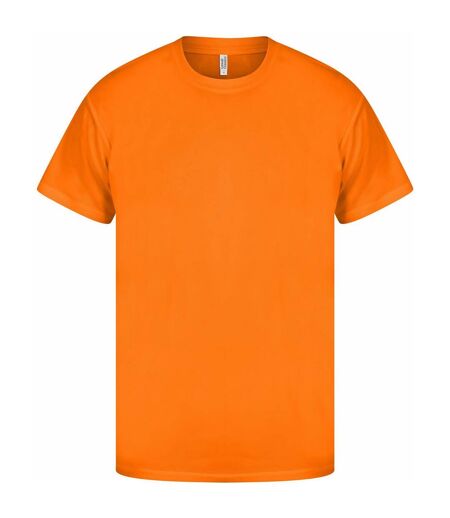 T-shirt original tech adulte orange vif Casual Classics