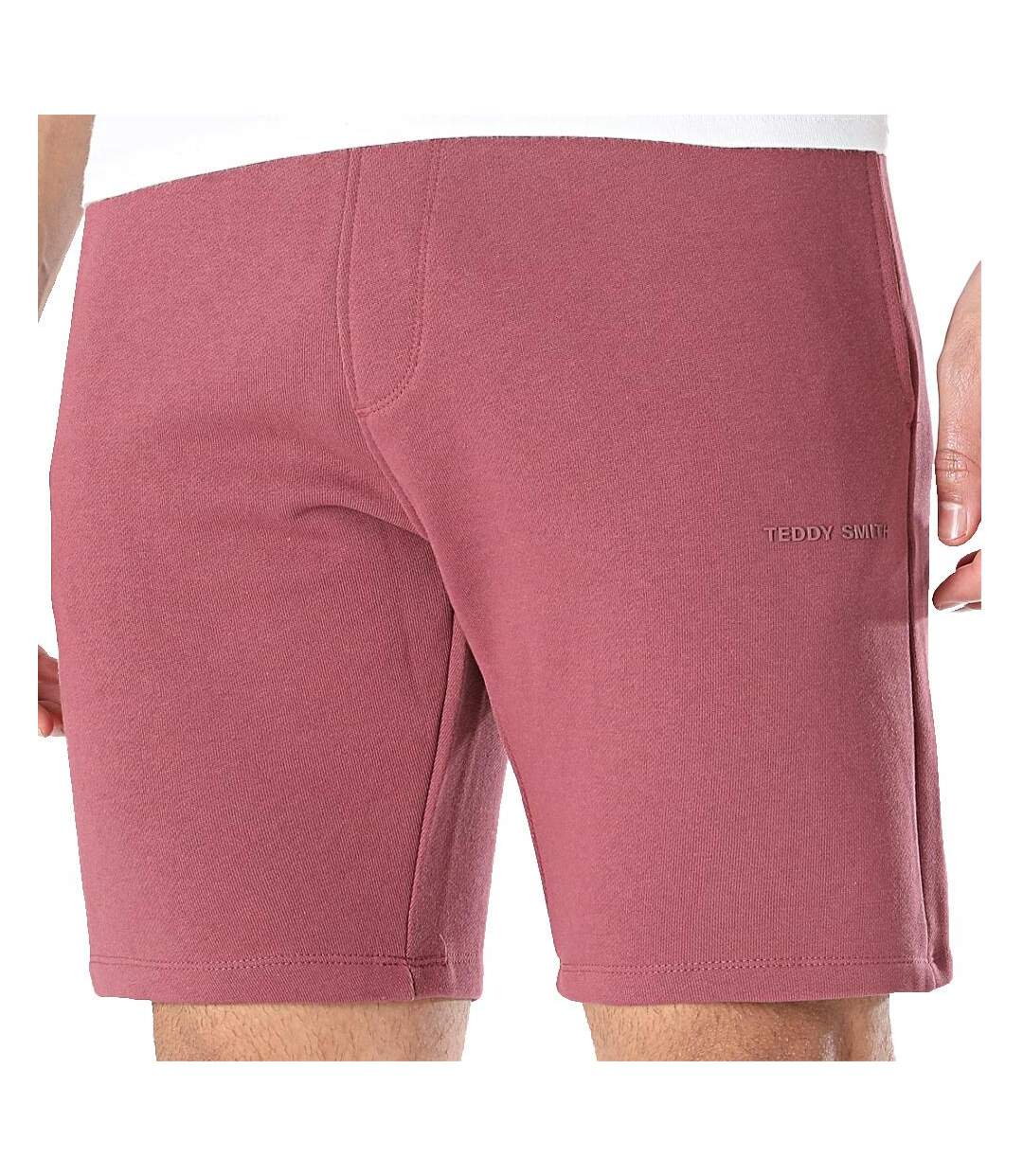 Short bordeaux fuchsia homme teddy smith narky-1