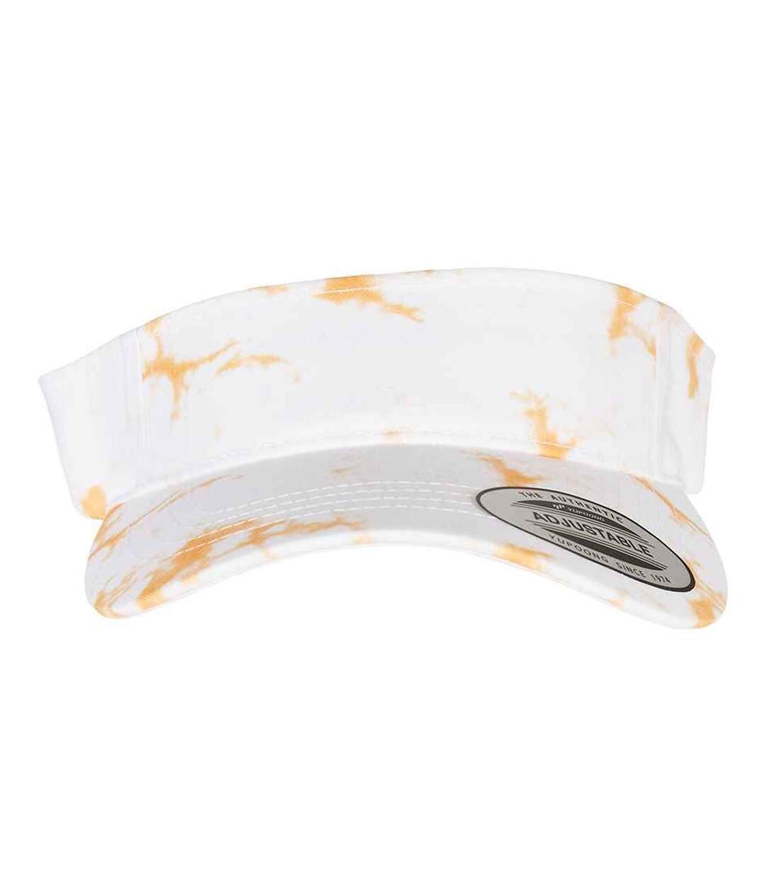 Visière Motif/style Teinture Façon Batik Orange Blanc Flexfit-1