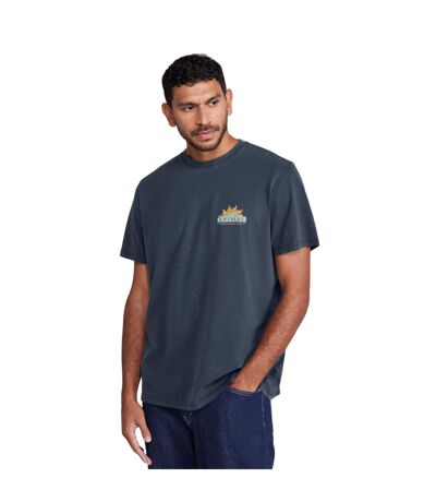 Mens Chase Sun Relaxed Fit T-shirt Navy Animal