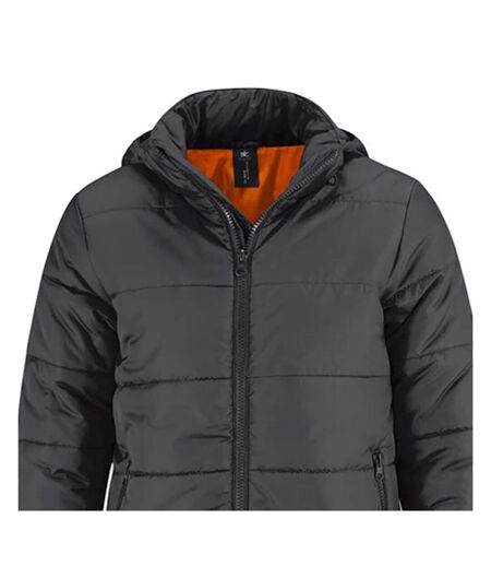 Veste Superhood Homme Gris Foncé Orange Néon B&C