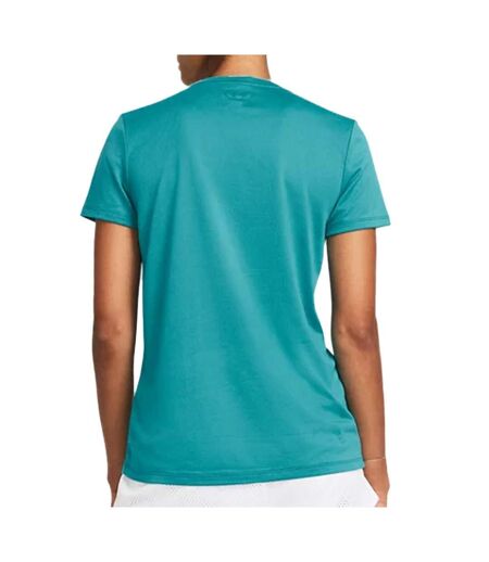 T-shirt Turquoise Femme Under Armour Tech - L