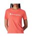 T-shirt Manches Courtes Femme Corail Champion-1
