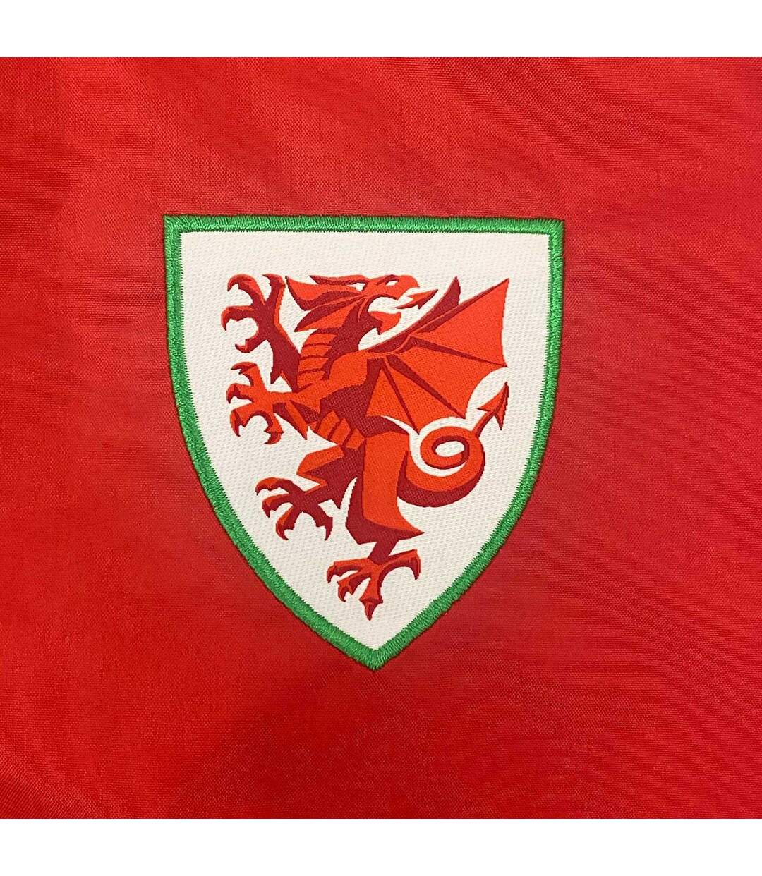 Mens Crest Raglan Windbreaker Black Red Wales Cymru-3