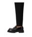 Mens Wool Blend Trousers Black Emporio Armani EA7-4