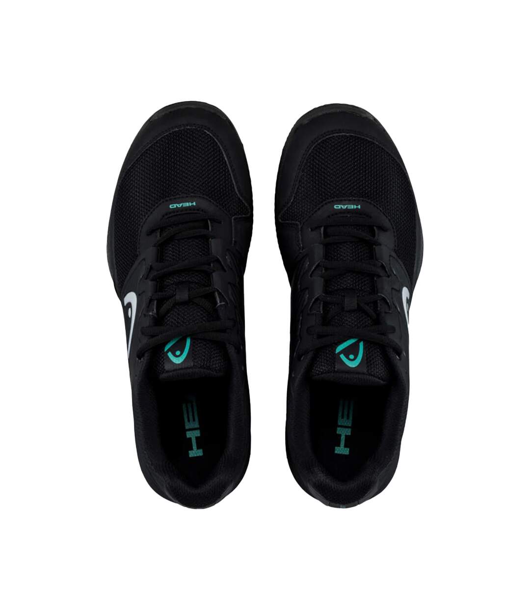 Mens Revolt Tennis Shoes Black Head-3