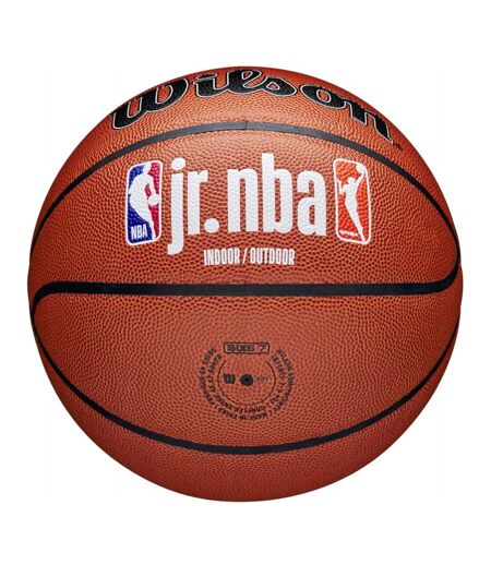 Ballon De Basket Motif/style Logo Jr Nba Taille 7 Marron Wilson