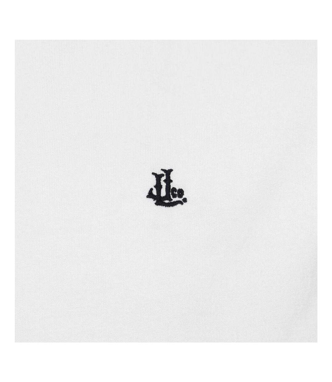 T-shirt Motif/style Uni Homme Blanc Lazy Jacks-3