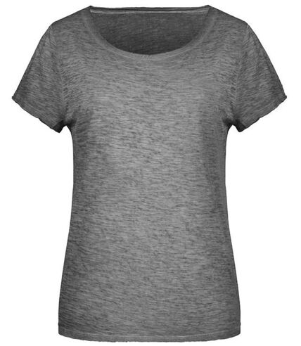 T-shirt bio - Femme - 8015 - gris graphite