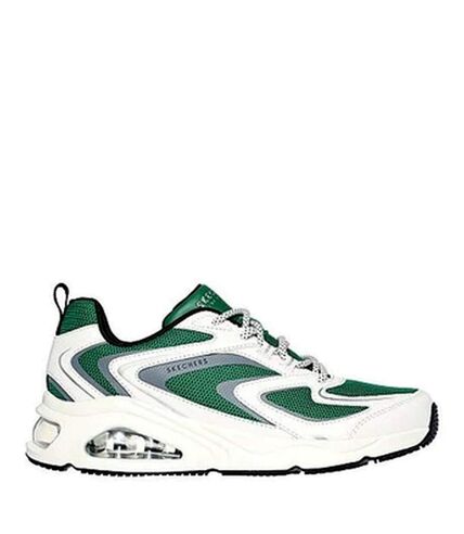 Skechers Womens/Ladies Tres-Air Uno - Street Fl-Air Sneakers (White/Green) - UTFS10303