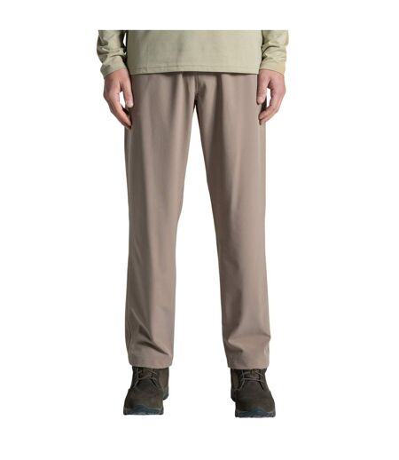 Pantalon Uni À Taille Haute Élastiquée Socco Homme Beige Craghoppers