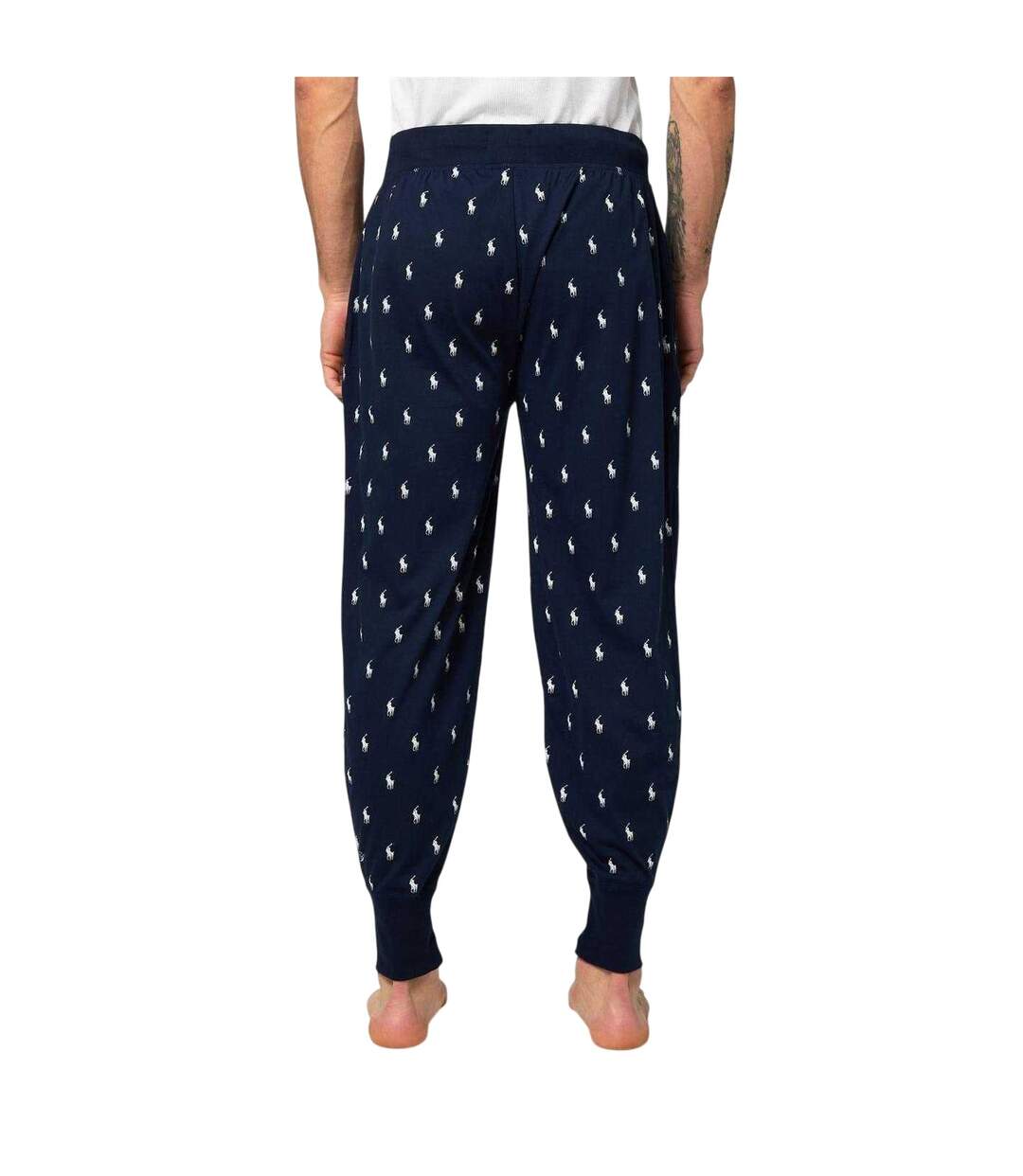 Mens Cotton Unicorn Jogging Bottoms Navy Ralph Lauren-3
