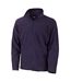 Mens microfleece jacket navy Result Core