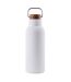 Ciro recycled stainless steel 580ml bottle one size white Vinga-1