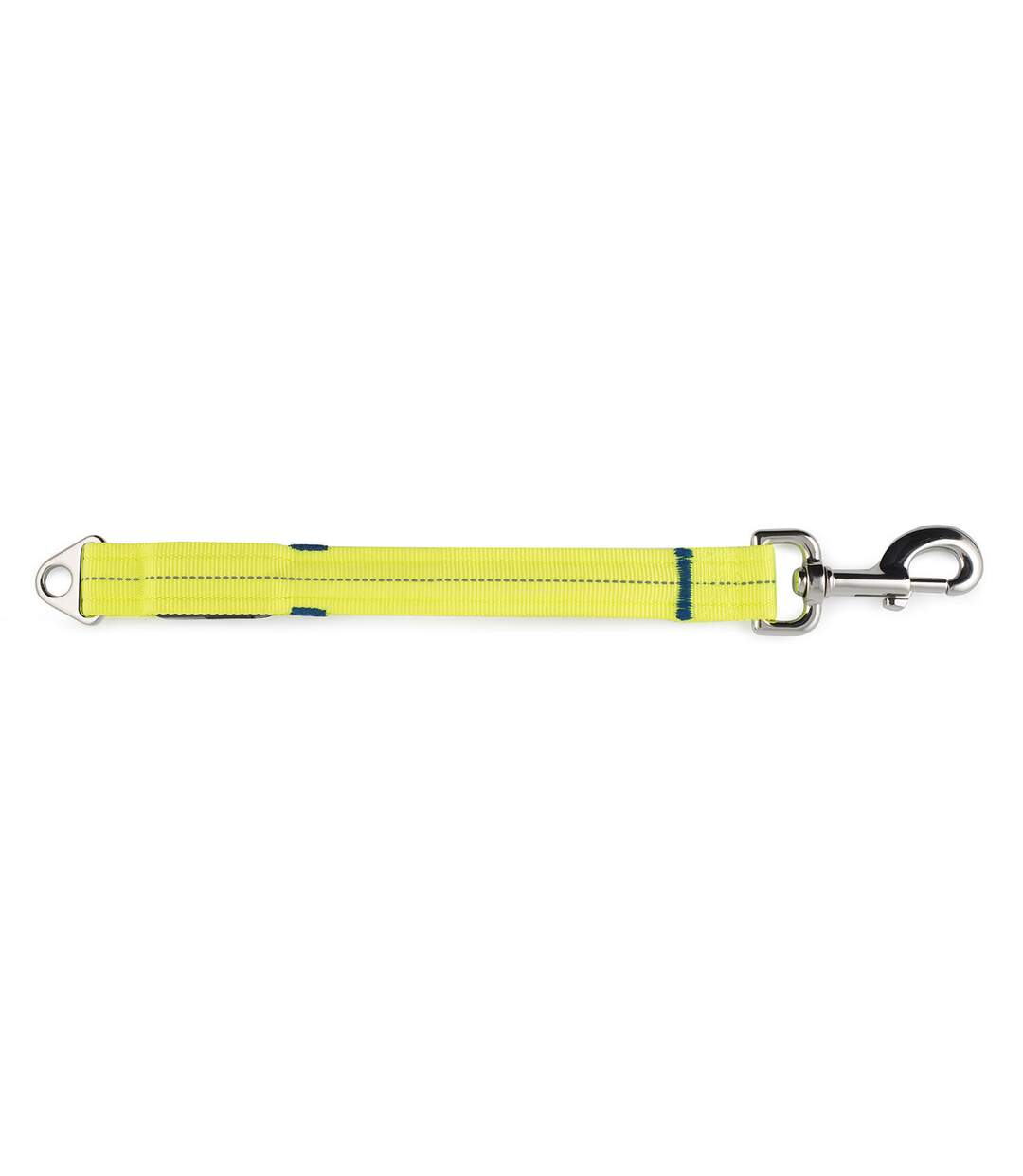 Hi-vis dog lead 1 fluorescent yellow Ancol-1