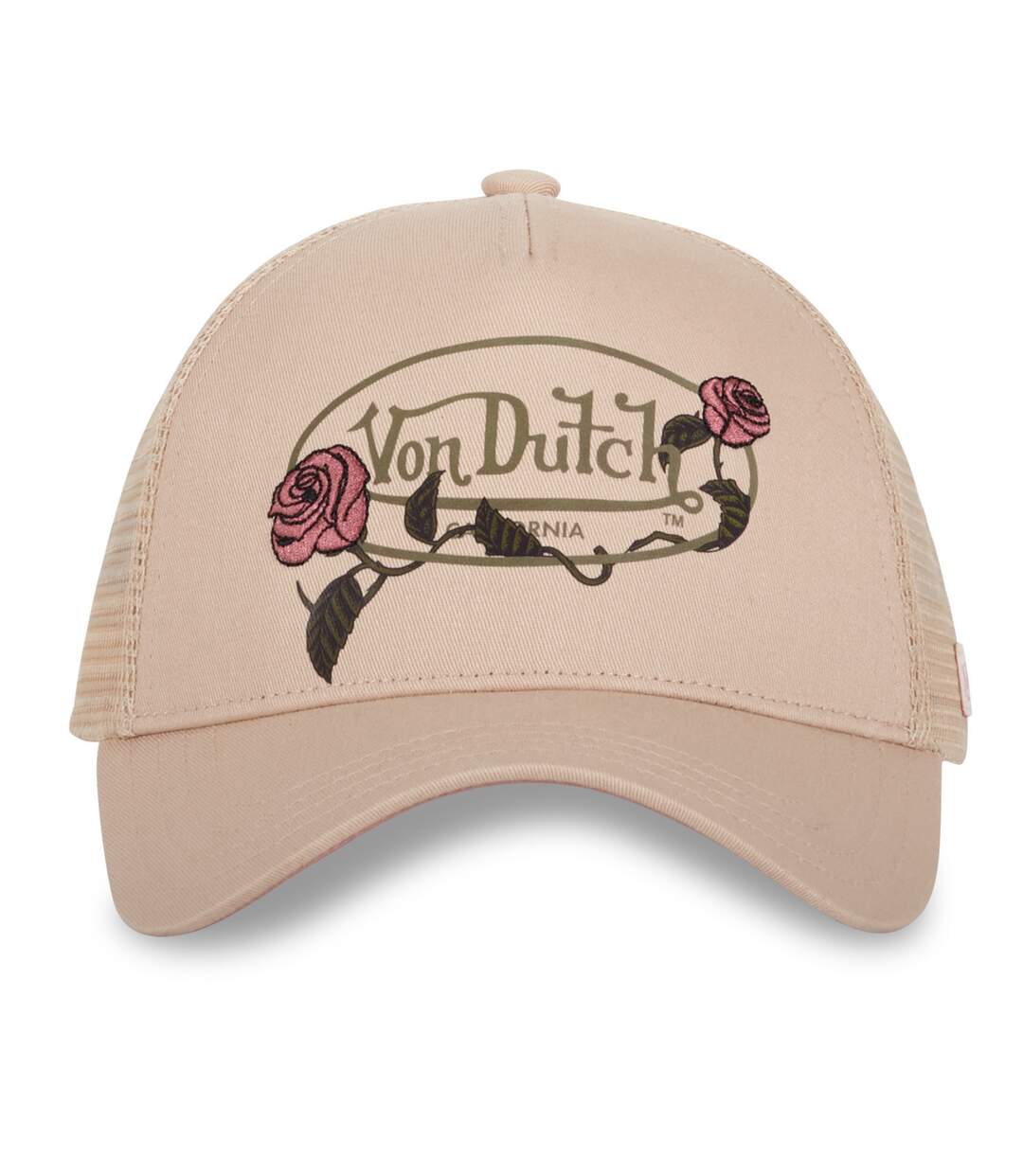 Casquettes femme baseball Von Dutch Logo Roses Vondutch-2