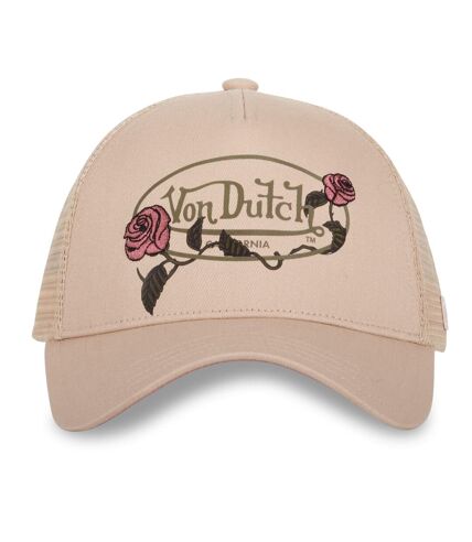 Casquettes femme baseball Von Dutch Logo Roses Vondutch