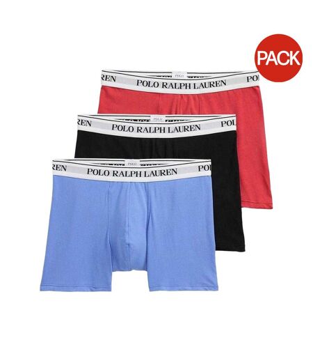 Boxers Homme Noir Bleu Rouge Ralph Lauren