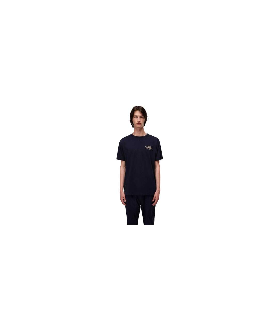 T-shirt Motif/style Graphique Homme Bleu Marine Napapijri-1