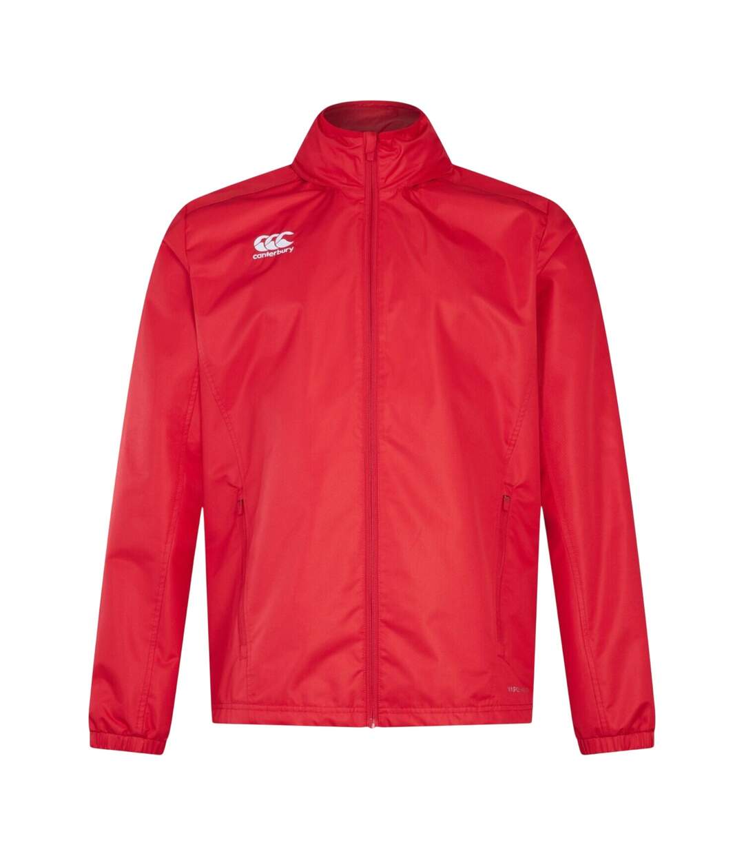 Mens Club Vaposhield Full Zip Waterproof Jacket Flag Red Canterbury-2