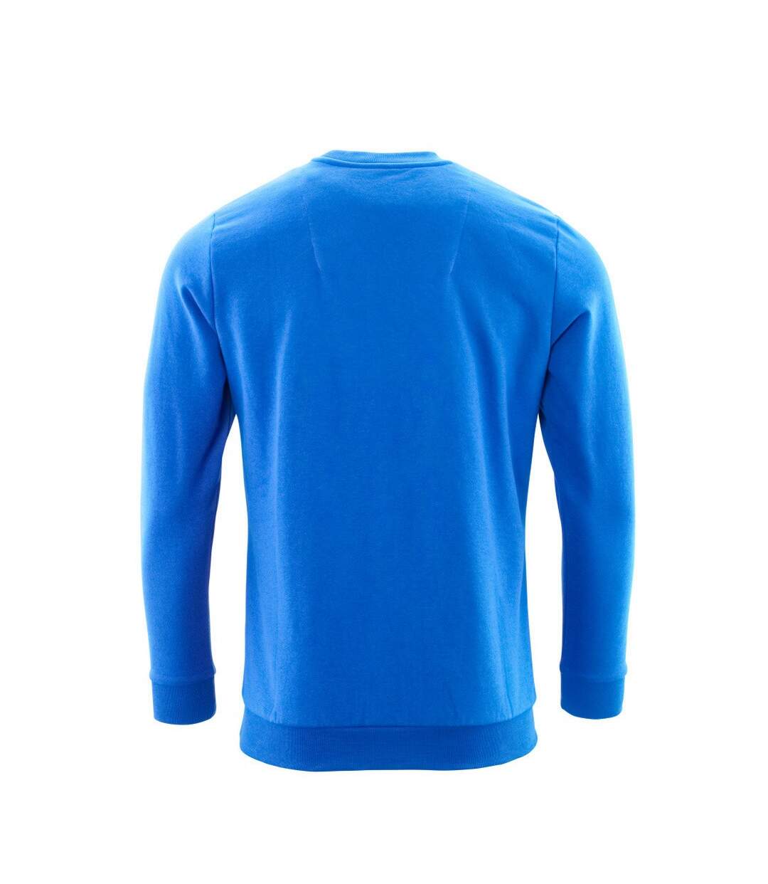 Mens Crossover Sweatshirt Azure Blue Mascot-2