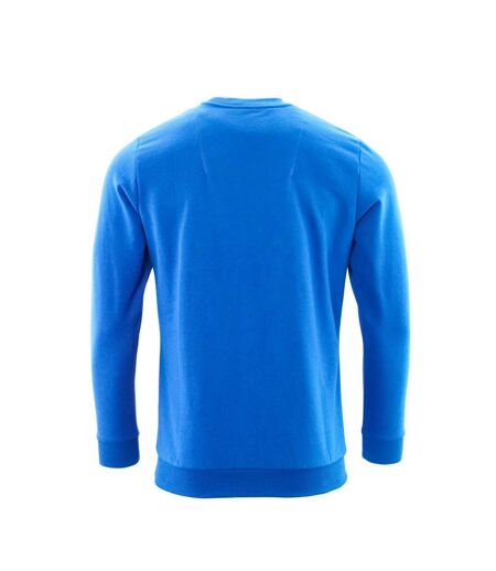 Mens Crossover Sweatshirt Azure Blue Mascot
