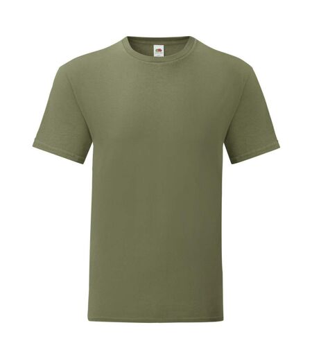 Fruit of the Loom Mens Iconic T-Shirt (Olive)
