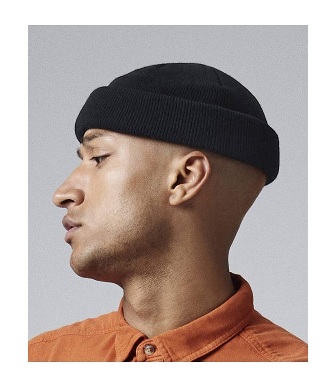 Beechfield Fisherman Mini Recycled Beanie (Black) - UTRW8367-2