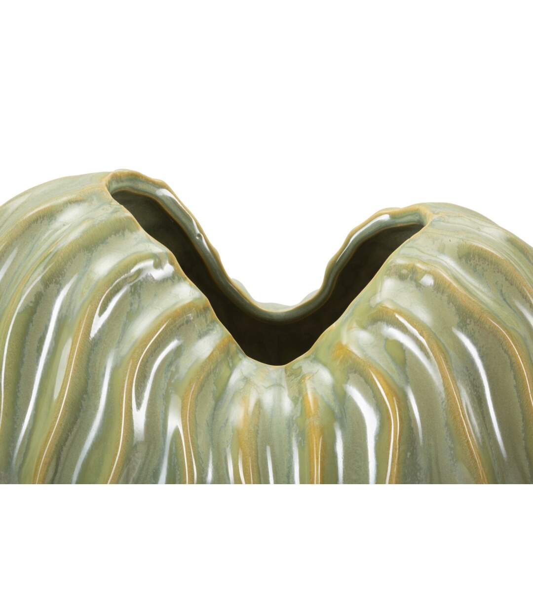 Vase en Céramique Venice 39cm Vert-4