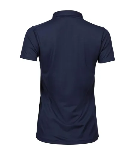 Womens/ladies Luxury Sport Polo Shirt Navy Tee Jays