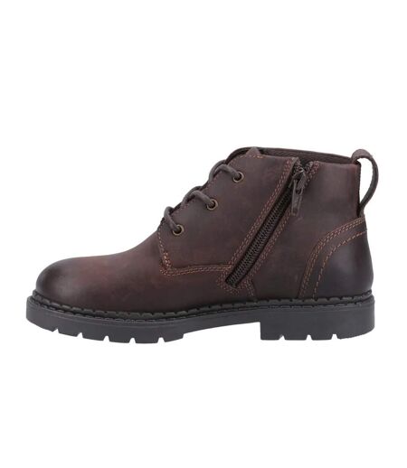 Bottes mini presley garçon marron Hush Puppies