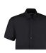 Chemise À Boutons Manches Courtes Workforce Homme Noir Kustom Kit-3