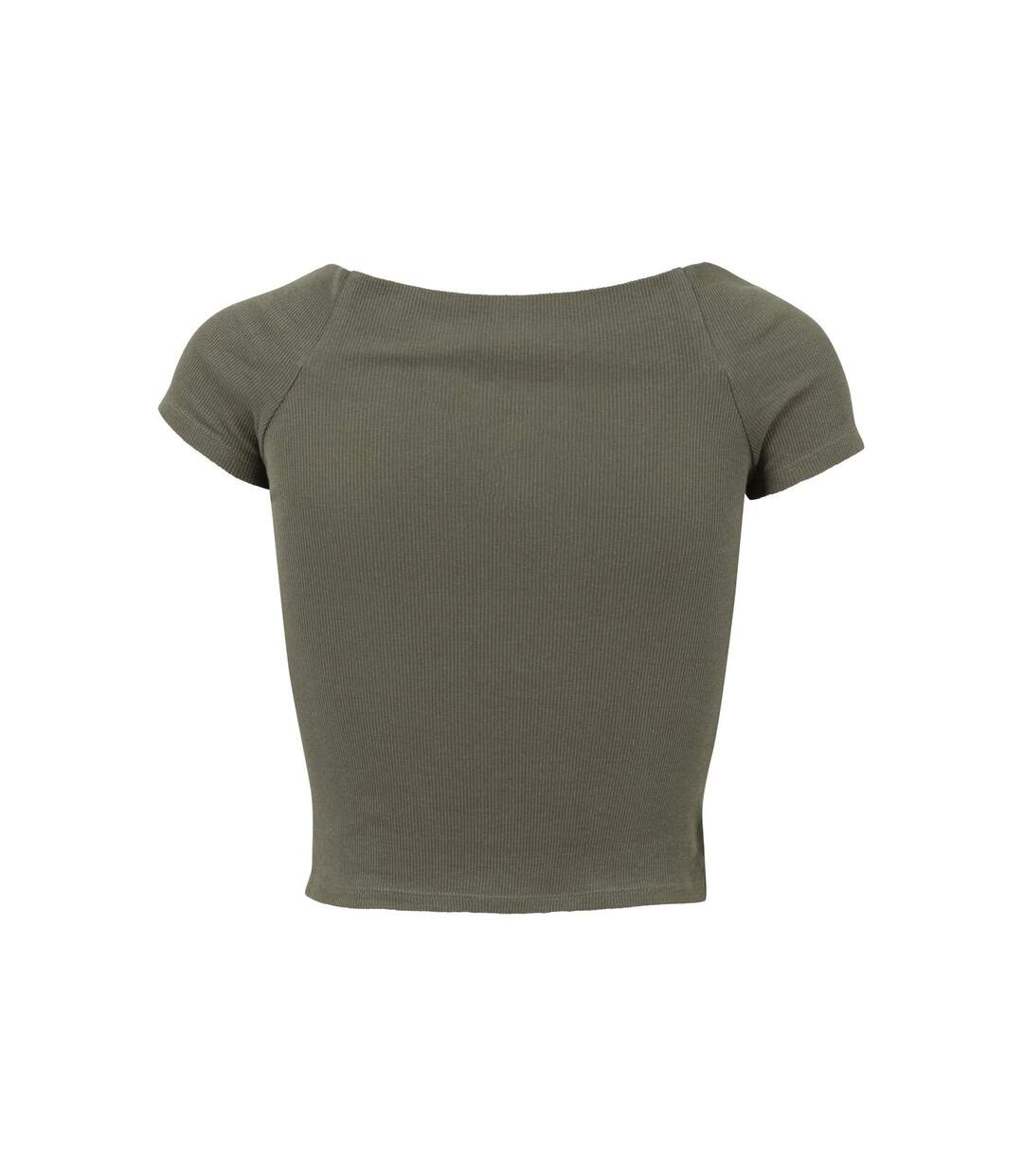 T-shirt Motif/style Côtelé Femme Olive Urban Classics-2