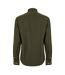Mens Plain Regular Long-sleeved Button-down Shirt Rosin Only-3