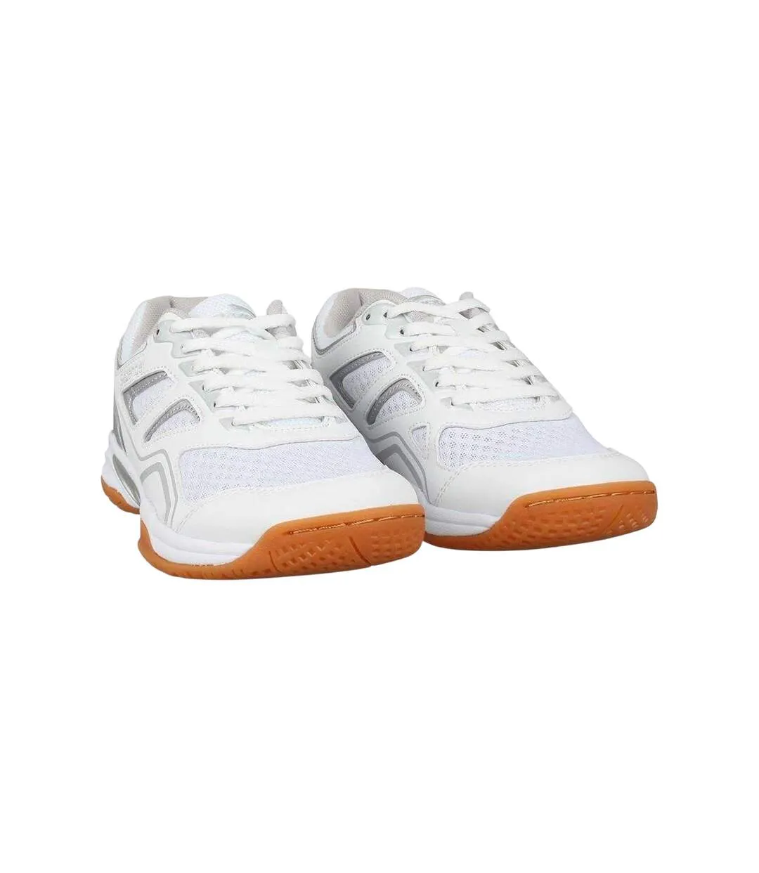 Womens/ladies Indoor Court Trainers White Slazenger-1