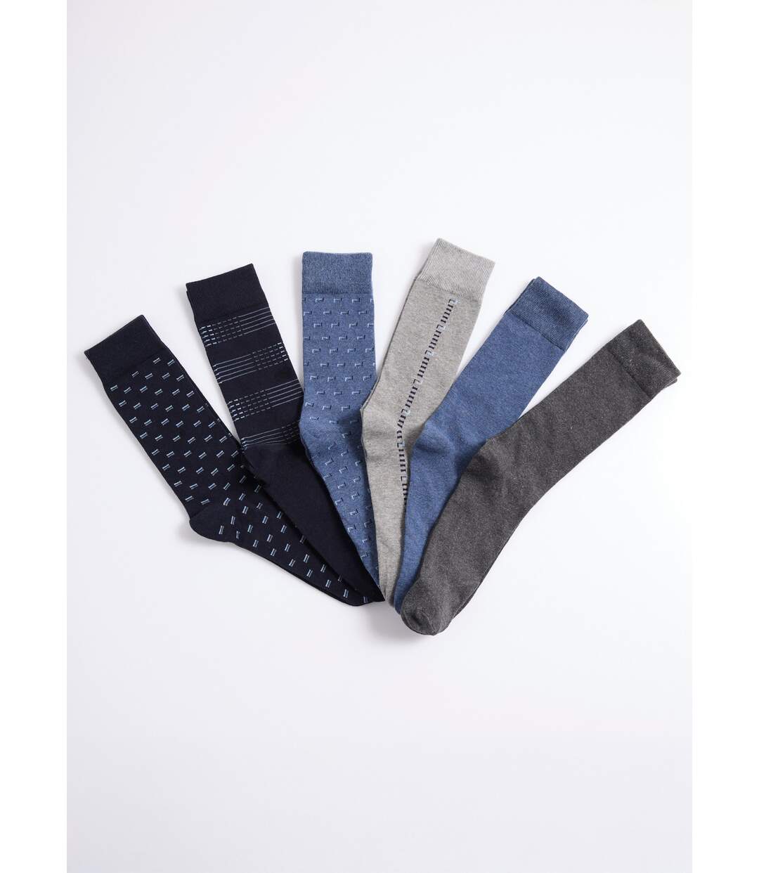 Chaussettes classiques assorties coton-1