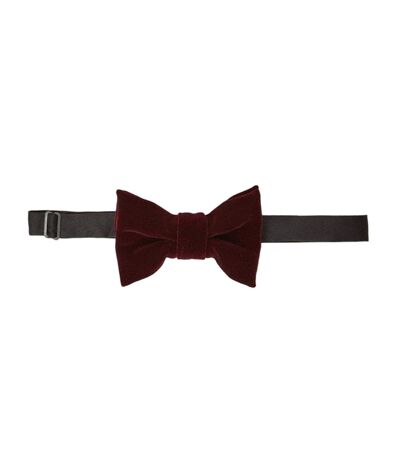 Nœud papillon homme taille unique bordeaux Burton Burton