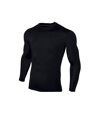 Carta Sport Mens Long-Sleeved Base Layer Top (Black)
