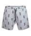 Short De Bain Motif/style Ours En Peluche Homme Blanc Philipp Plein-1
