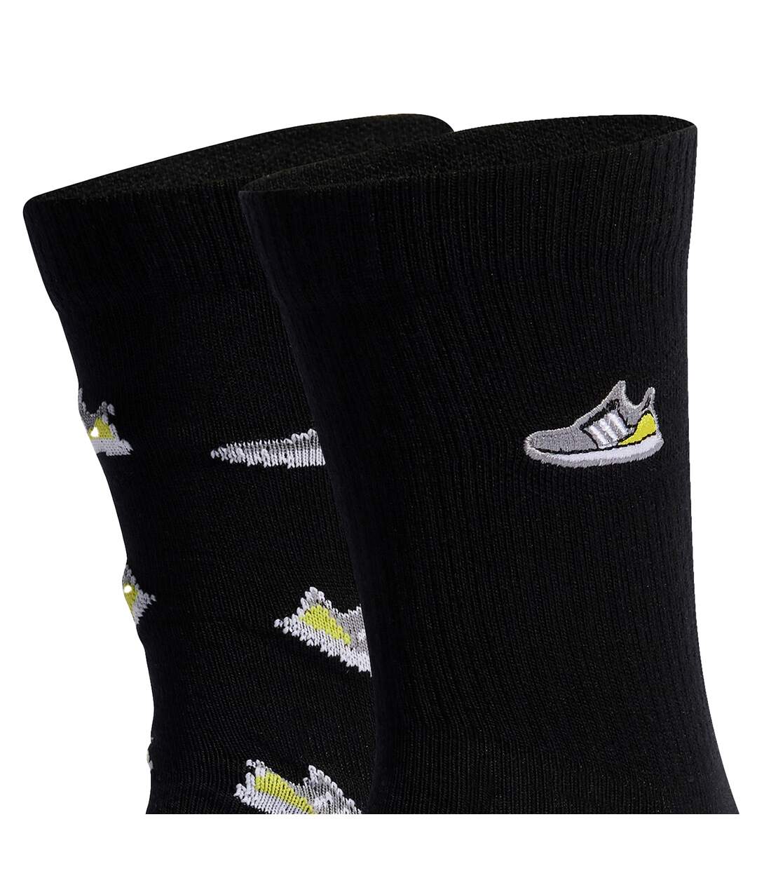 Lot De 2  Socquettes Ultraboost Love Graphic Adulte Noir Adidas-3