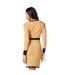 Mini robe femme brun-beige Principles