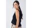 Top femme sans manches SABINE uni noir Coton Du Monde-3
