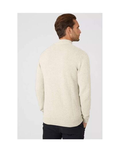 Pull premium homme beige gris Maine