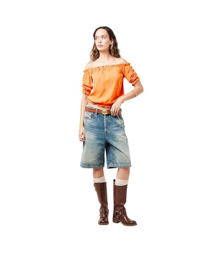 Haut Épaules Dénudées Femme Orange AX Paris