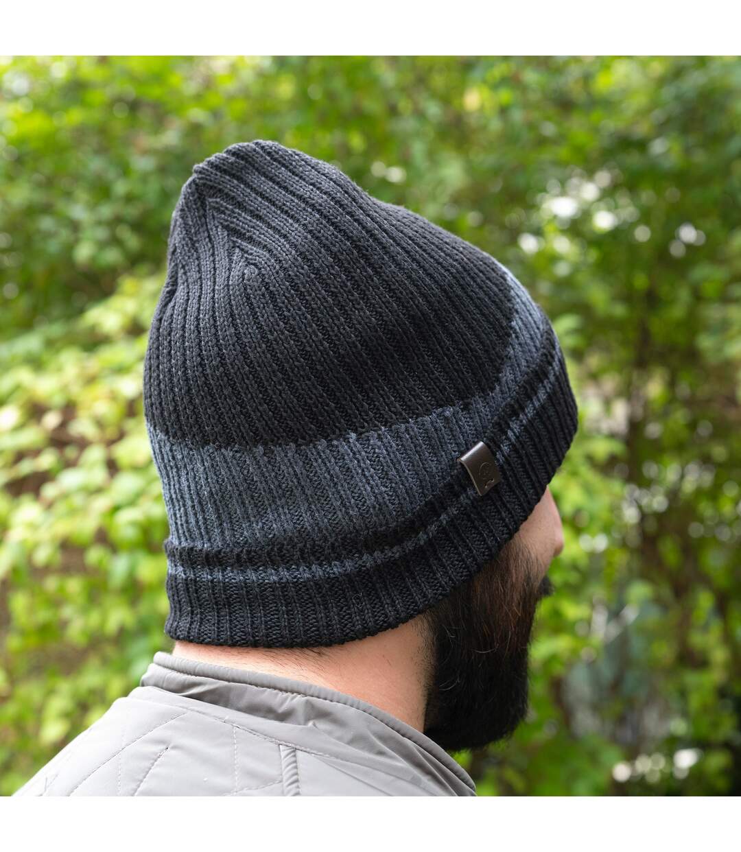 Isotoner Bonnet homme bicolor-2