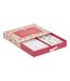 Coffret Jeu de 54 Cartes Fleur 12cm Rose-2