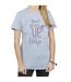 Disney Womens/Ladies Tinker Bell Don't Grow Up Cotton Boyfriend T-Shirt (Gris sportif) - UTBI46446-3