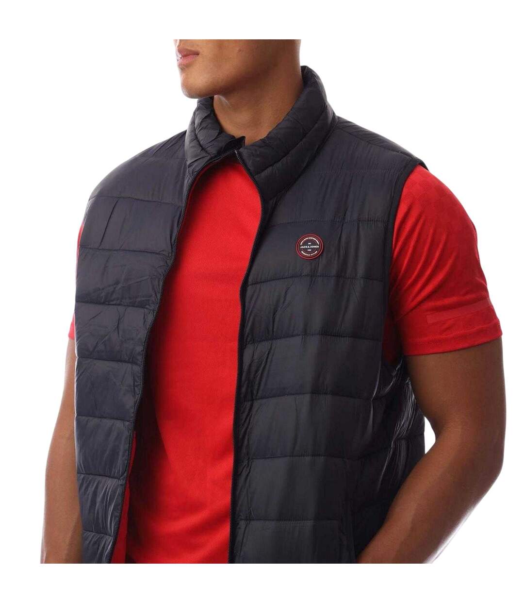 Mens Wilson Lightweight Gilet Navy Jack And Jones-4