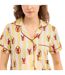 Ensemble De Pyjama Court Motif/style Homard Femme Jaune Chelsea Peers-4